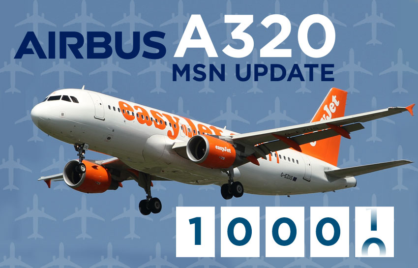 Airbus A320 MSN update - Photo courtesy of  Roger Lockwood - https://www.flickr.com/photos/16525193@N05/8844399188/